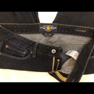 Low rise lucky brand jeans